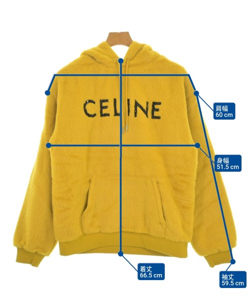 CELINE（セリーヌ）パーカー 黄 サイズ:M メンズ/2200697072016