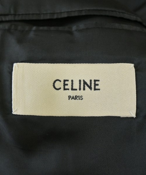 CELINE（セリーヌ）テーラードジャケット 黒 サイズ:48(L位) メンズ/2200697780010