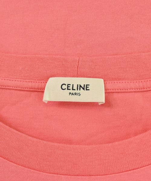 CELINE（セリーヌ）Tシャツ・カットソー ピンク サイズ:L メンズ/2200699201025