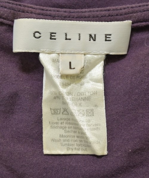 CELINE（セリーヌ）Tシャツ・カットソー 紫 サイズ:L レディース/2200694774449