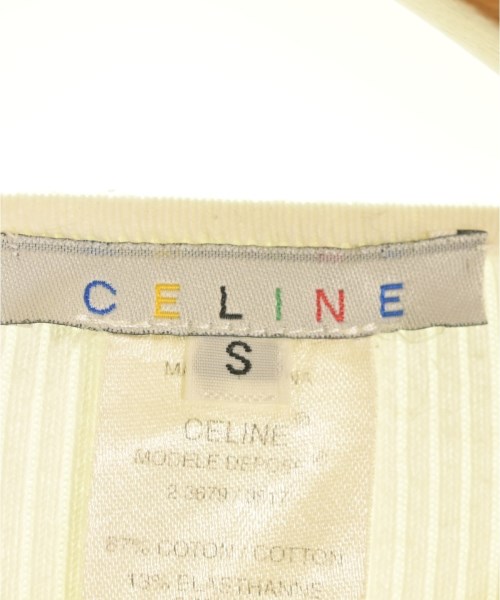 CELINE（セリーヌ）カーディガン 白 サイズ:S レディース/2200694774463
