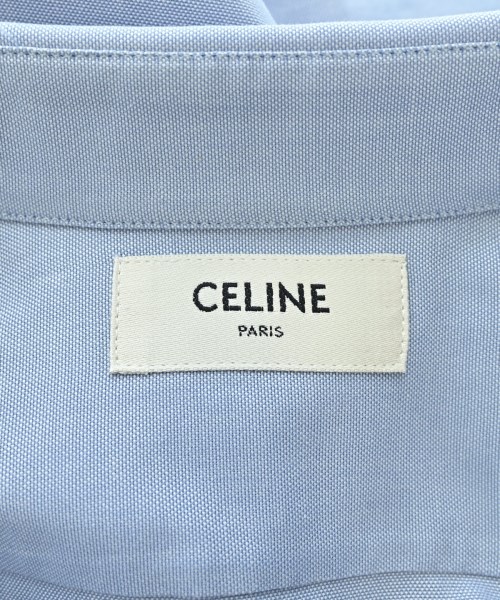 CELINE（セリーヌ）カジュアルシャツ 青 サイズ:38(S位) メンズ/2200699101196