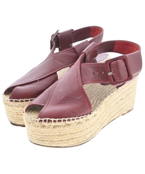 CELINE(セリーヌ)サンダル 赤 サイズ:EU34(20.5cm位)/2200699412063