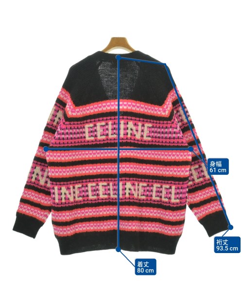CELINE（セリーヌ）カーディガン 黒 サイズ:XL メンズ/2200698054103