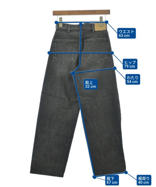 CELINE（セリーヌ）デニムパンツ 黒 サイズ:24(S位) レディース/2200693916123