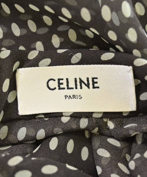 CELINE（セリーヌ）ブラウス 茶 サイズ:34(XXS位) レディース/2200693916147