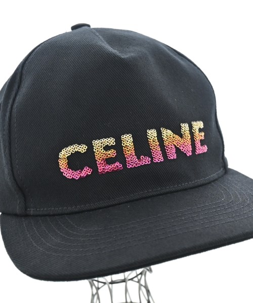 CELINE（セリーヌ）キャップ 黒 サイズ:- レディース/2200700885015
