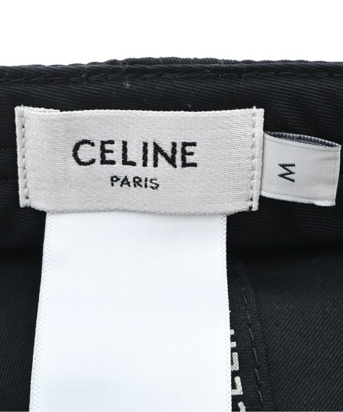 CELINE（セリーヌ）キャップ 黒 サイズ:M レディース/2200654895016