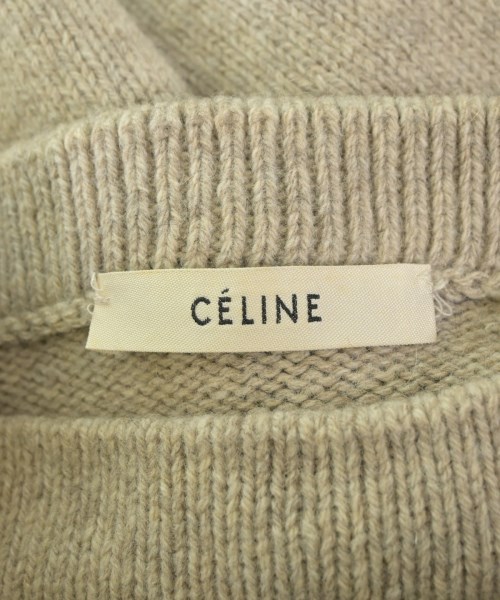 CELINE（セリーヌ）ニット・セーター ベージュ サイズ:M レディース/2200655075325