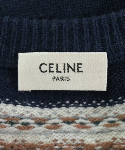 CELINE（セリーヌ）カーディガン 紺 サイズ:XS レディース/2200649644032