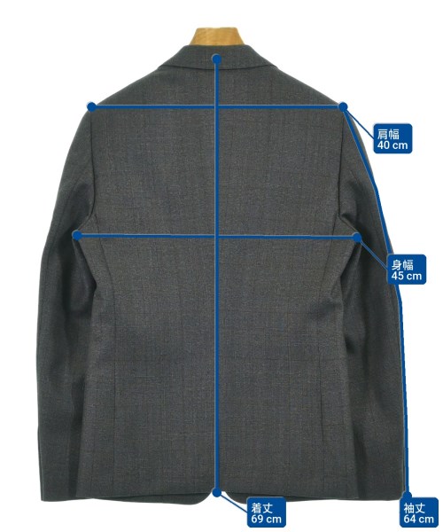 CELINE（セリーヌ）テーラードジャケット グレー サイズ:44(S位) メンズ/2200656253012