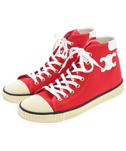 CELINE(セリーヌ)スニーカー 赤 サイズ:EU38(24.5cm位)/2200656760046