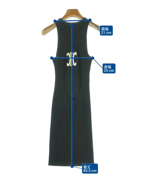 CELINE（セリーヌ）ワンピース 黒 サイズ:S レディース/2200651196147