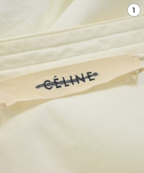 CELINE（セリーヌ）カジュアルシャツ 白 サイズ:36(S位) レディース/2200656913053