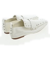 CELINE（セリーヌ）バレエシューズ/オペラシューズ 白 サイズ:EU38 1/2(25cm位) レディース/2200656913237