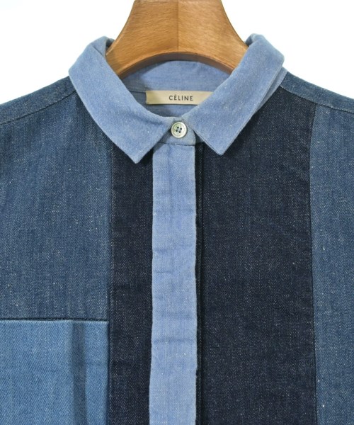 CELINE（セリーヌ）カジュアルシャツ 紺 サイズ:34(XS位) レディース/2200657238032