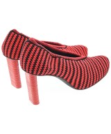 CELINE（セリーヌ）パンプス 赤 サイズ:EU37(23.5cm位) レディース/2200655460015