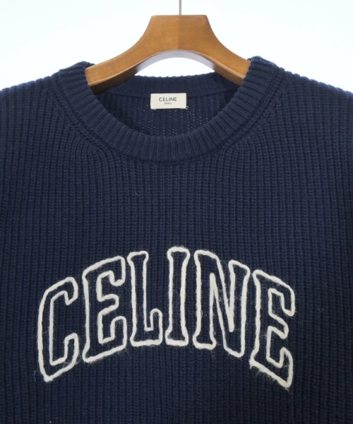 CELINE（セリーヌ）ニット・セーター 紺 サイズ:M メンズ/2200655804024