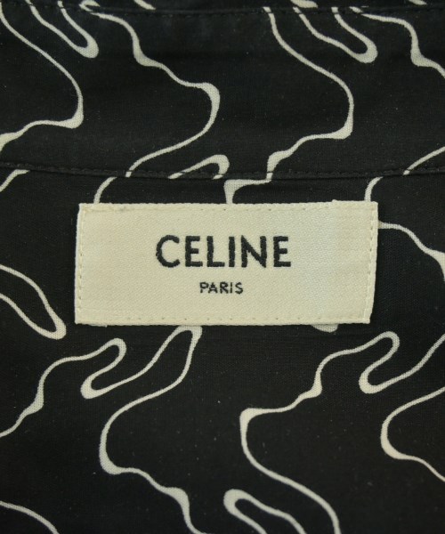 CELINE（セリーヌ）カジュアルシャツ 黒 サイズ:38(S位) メンズ/2200658804021