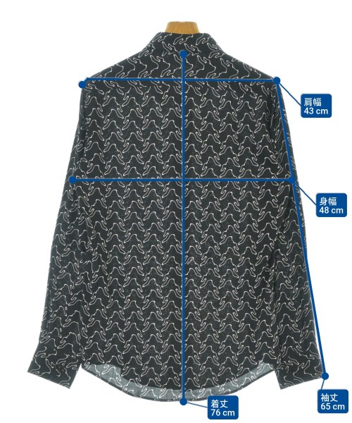 CELINE（セリーヌ）カジュアルシャツ 黒 サイズ:38(S位) メンズ/2200658804021