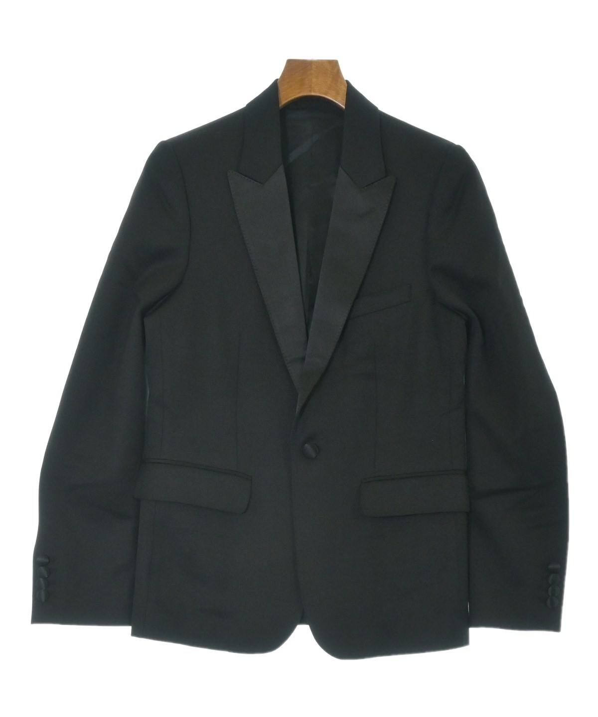 CELINE(セリーヌ)テーラードジャケット 黒 サイズ:44(S位) メンズ CELINE(セリーヌ)テーラードジャケット 黒 サイズ:44(S位) メンズ