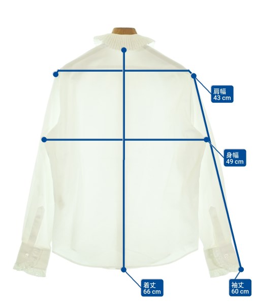 CELINE（セリーヌ）ブラウス 白 サイズ:38(S位) レディース/2200657186357