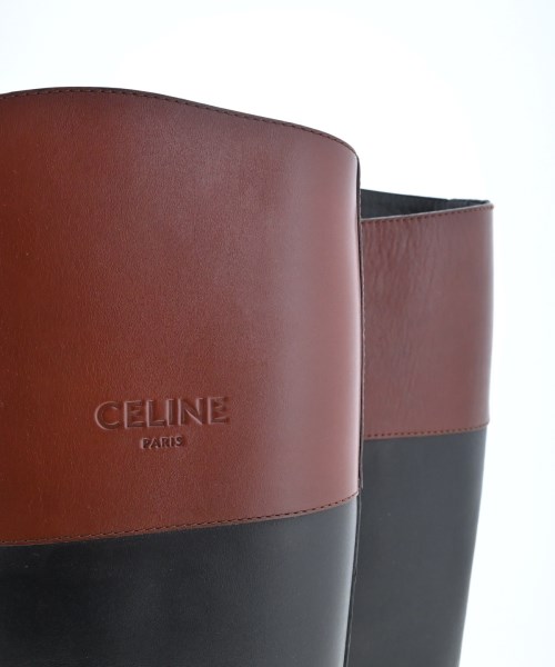 CELINE（セリーヌ）ブーツ 黒 サイズ:EU38(24.5cm位) レディース/2200661060070