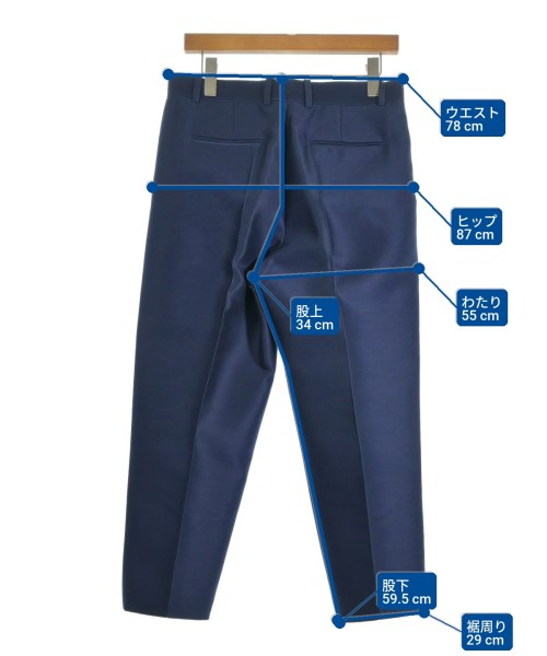 CELINE（セリーヌ）スラックス 紺 サイズ:38(S位) レディース/2200661598108