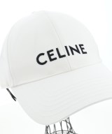CELINE（セリーヌ）キャップ 白 サイズ:M メンズ/2200662270010