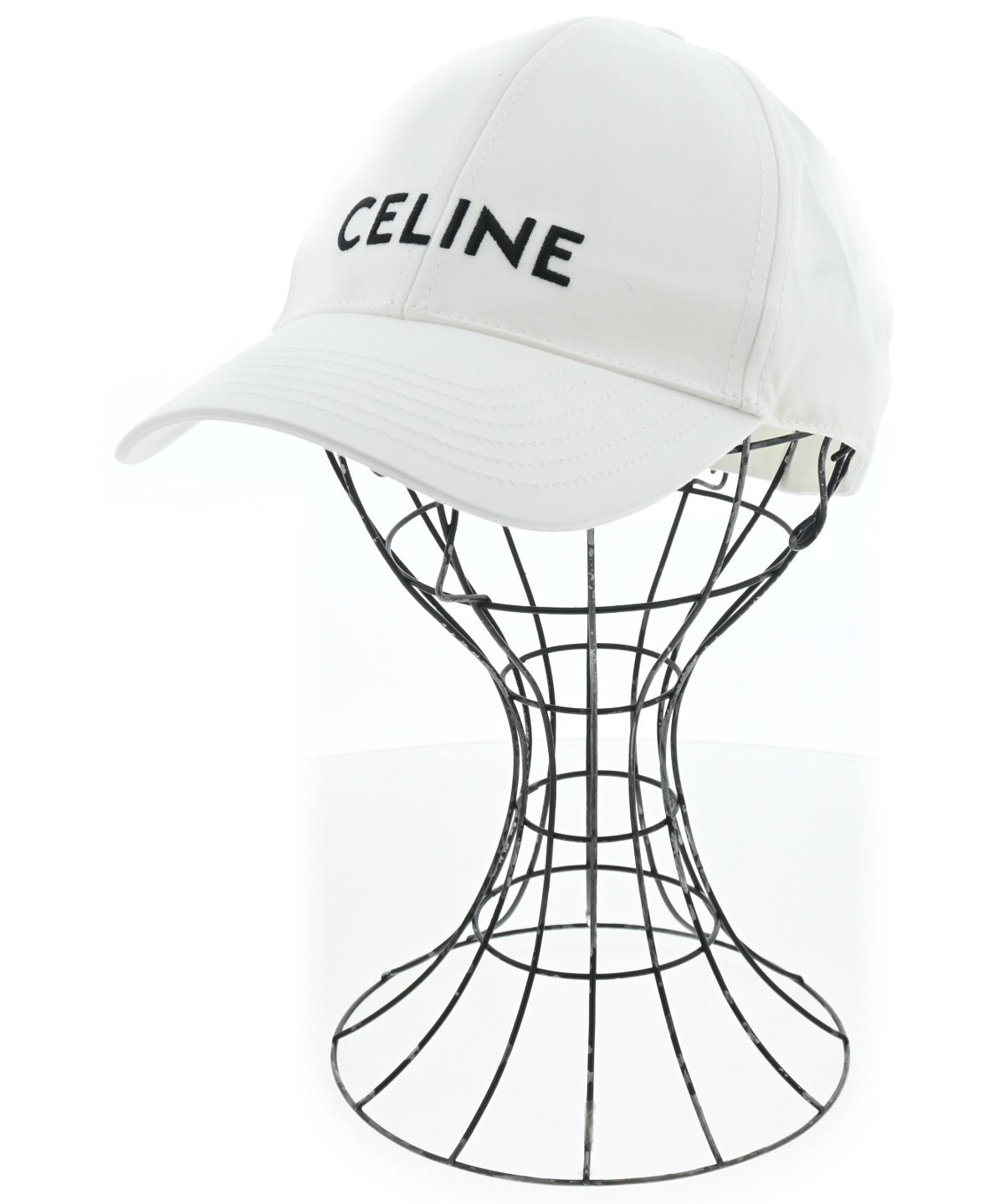CELINE キャップ Mサイズ CELINE（セリーヌ）キャップ 白 サイズ:M メンズ/2200662270010