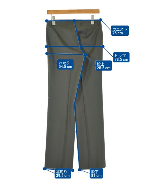 CELINE（セリーヌ）スラックス カーキ サイズ:36(XS位) レディース/2200708172209
