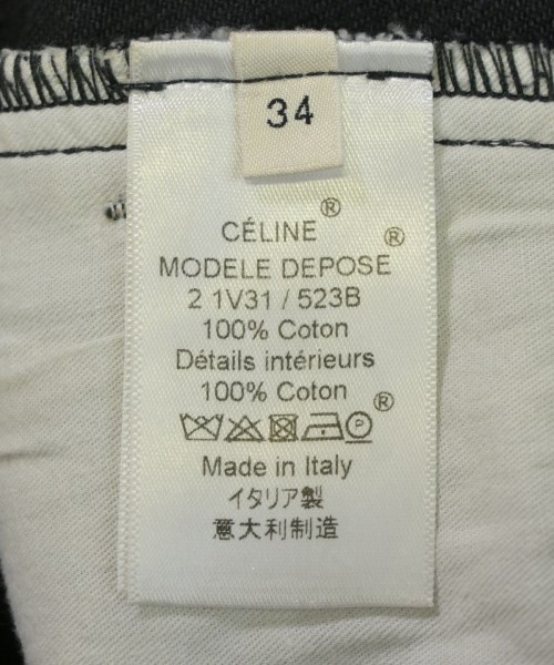 CELINE（セリーヌ）デニムパンツ 黒 サイズ:34(XXS位) レディース/2200711477148