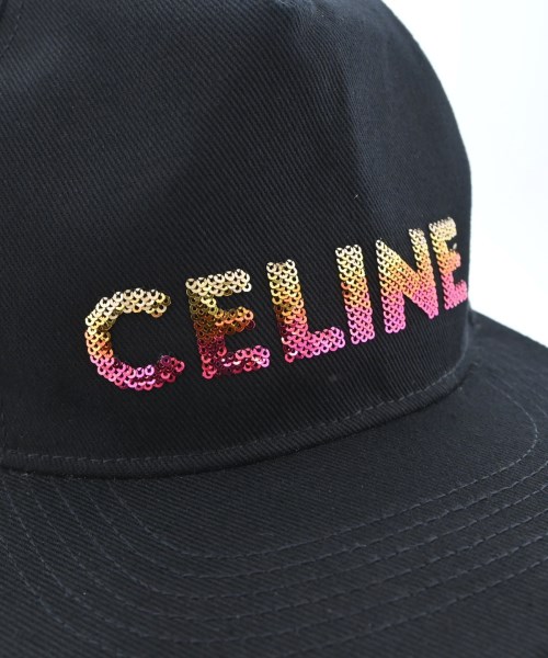 CELINE（セリーヌ）キャップ 黒 サイズ:S メンズ/2200709662211