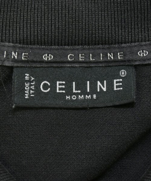CELINE（セリーヌ）ポロシャツ 黒 サイズ:L メンズ/2200710729101
