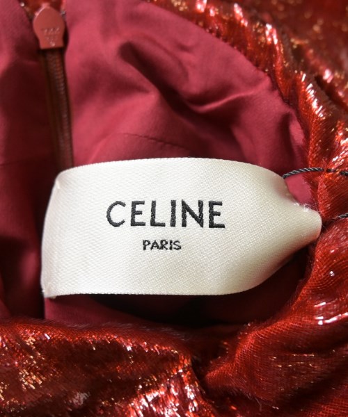 CELINE（セリーヌ）ワンピース 赤 サイズ:36(XS位) レディース/2200712817080