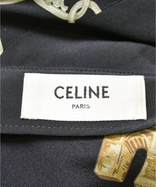 CELINE（セリーヌ）ひざ丈スカート 黒 サイズ:34(XXS位) レディース/2200713066210