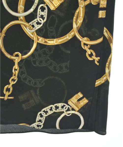 CELINE（セリーヌ）ひざ丈スカート 黒 サイズ:34(XXS位) レディース/2200713066210