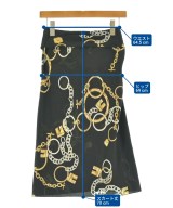 CELINE（セリーヌ）ひざ丈スカート 黒 サイズ:38(S位) レディース/2200713066234