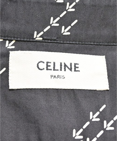 CELINE（セリーヌ）カジュアルシャツ 黒 サイズ:38(S位) メンズ/2200713657036