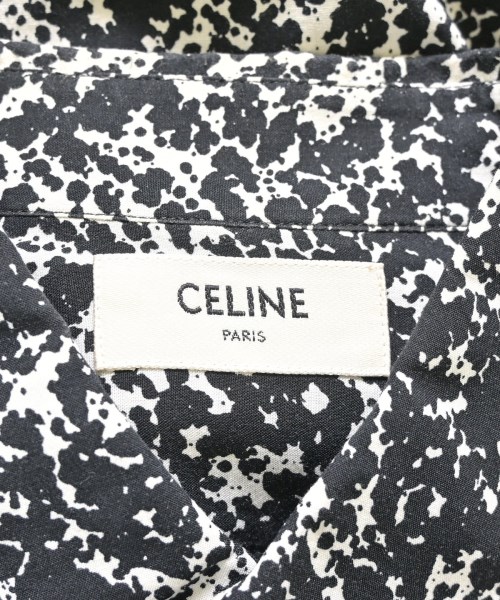 CELINE（セリーヌ）カジュアルシャツ 黒 サイズ:38(S位) メンズ/2200713657043