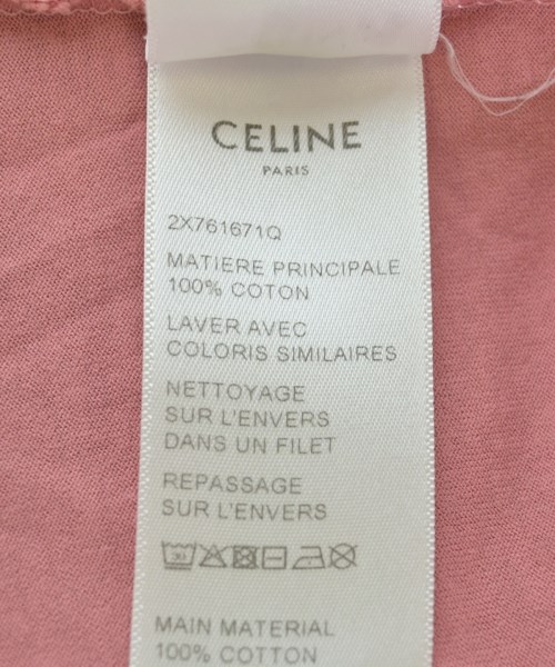 CELINE（セリーヌ）Tシャツ・カットソー ピンク サイズ:S レディース/2200713954098