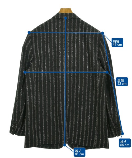 CELINE（セリーヌ）テーラードジャケット 黒 サイズ:50(XL位) メンズ/2200712281010