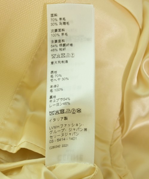 CELINE（セリーヌ）テーラードジャケット ベージュ サイズ:50(XL位) メンズ/2200712281034
