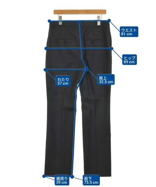 CELINE（セリーヌ）スラックス 黒 サイズ:50(XL位) メンズ/2200712281171
