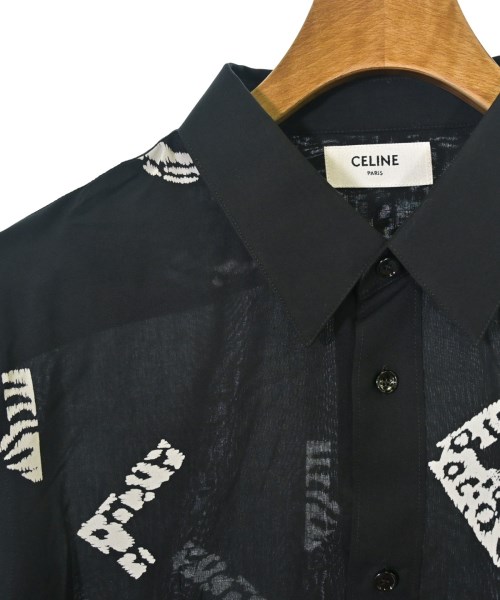 CELINE（セリーヌ）ドレスシャツ 黒 サイズ:-(L位) メンズ/2200712281270