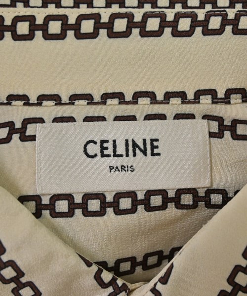 CELINE（セリーヌ）ドレスシャツ ベージュ サイズ:44(S位) メンズ/2200712281294