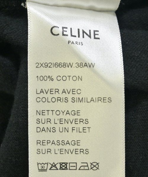 CELINE（セリーヌ）Tシャツ・カットソー 黒 サイズ:XS レディース/2200715322031