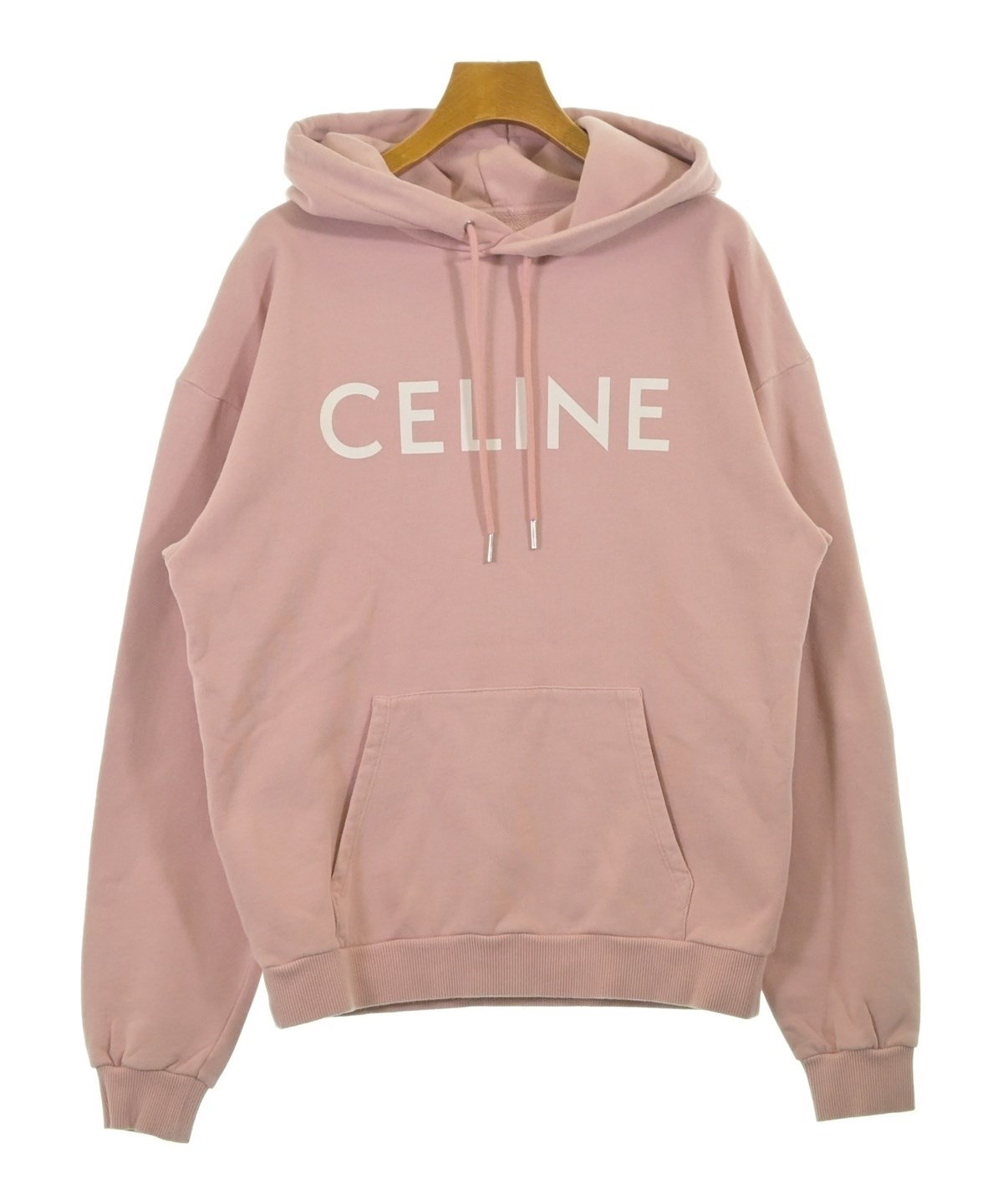 CELINE（セリーヌ）パーカー ピンク サイズ:S レディース