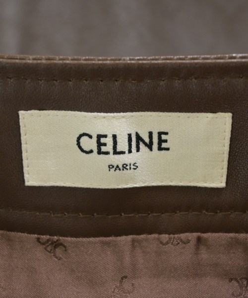 CELINE（セリーヌ）ミニスカート 茶 サイズ:36(XS位) レディース/2200715795101