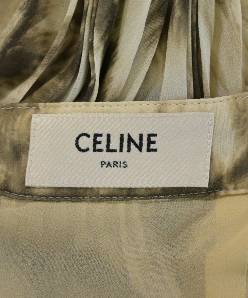 CELINE（セリーヌ）ロング・マキシ丈スカート ベージュ サイズ:38(S位) レディース/2200715795125